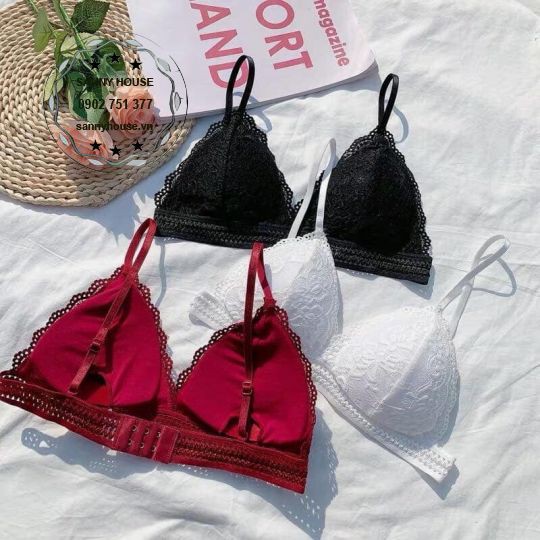 Áo Lót Nữ ❤️FREESHIP❤️ Áo Bra Ren Cao Cấp không gọng không đệm gợi cảm quyến rũ - Bra 7311
