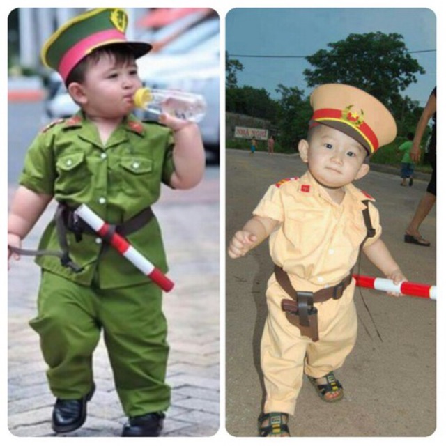 Set bộ hoá trang CA hình sự,CSGT