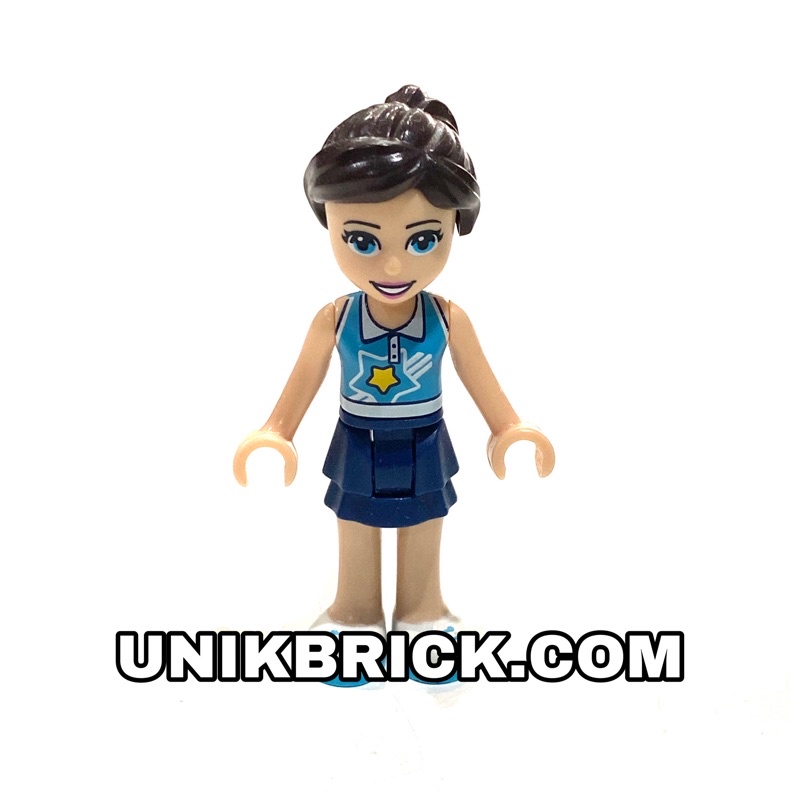 Lego UNIK BRICK Friends Girl No 8 Cô bé áo xanh dương Mẫu 8 chính hãng (như hình).