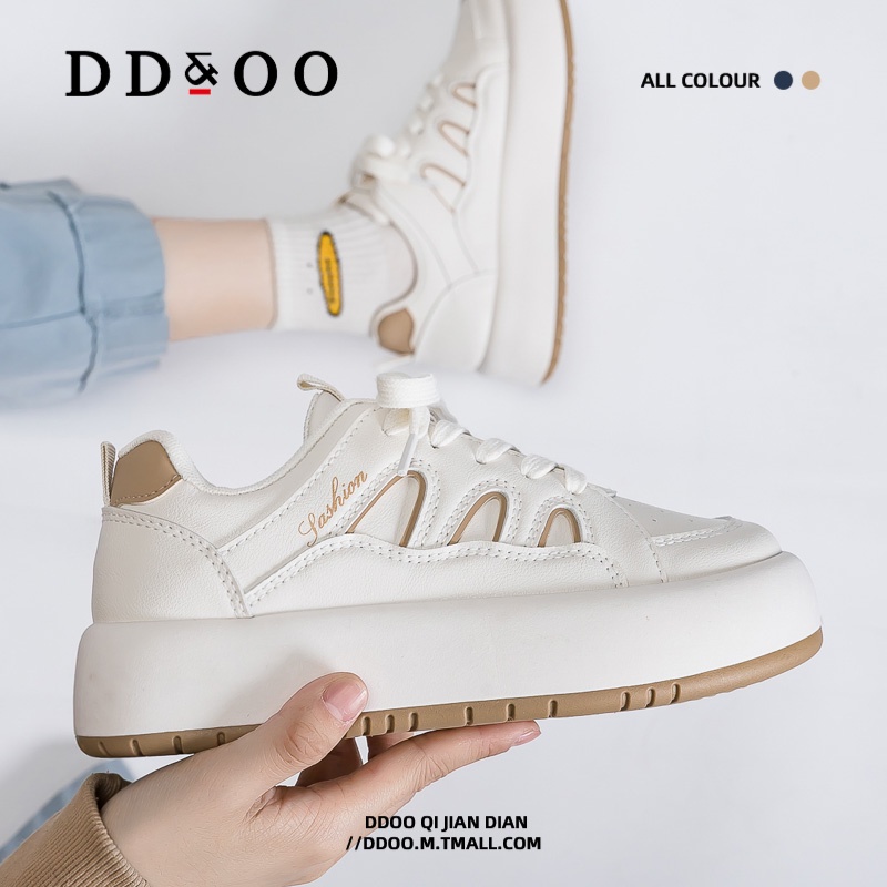 Giày thể thao DD&OO  đế bánh mì 5cm êm nhẹ