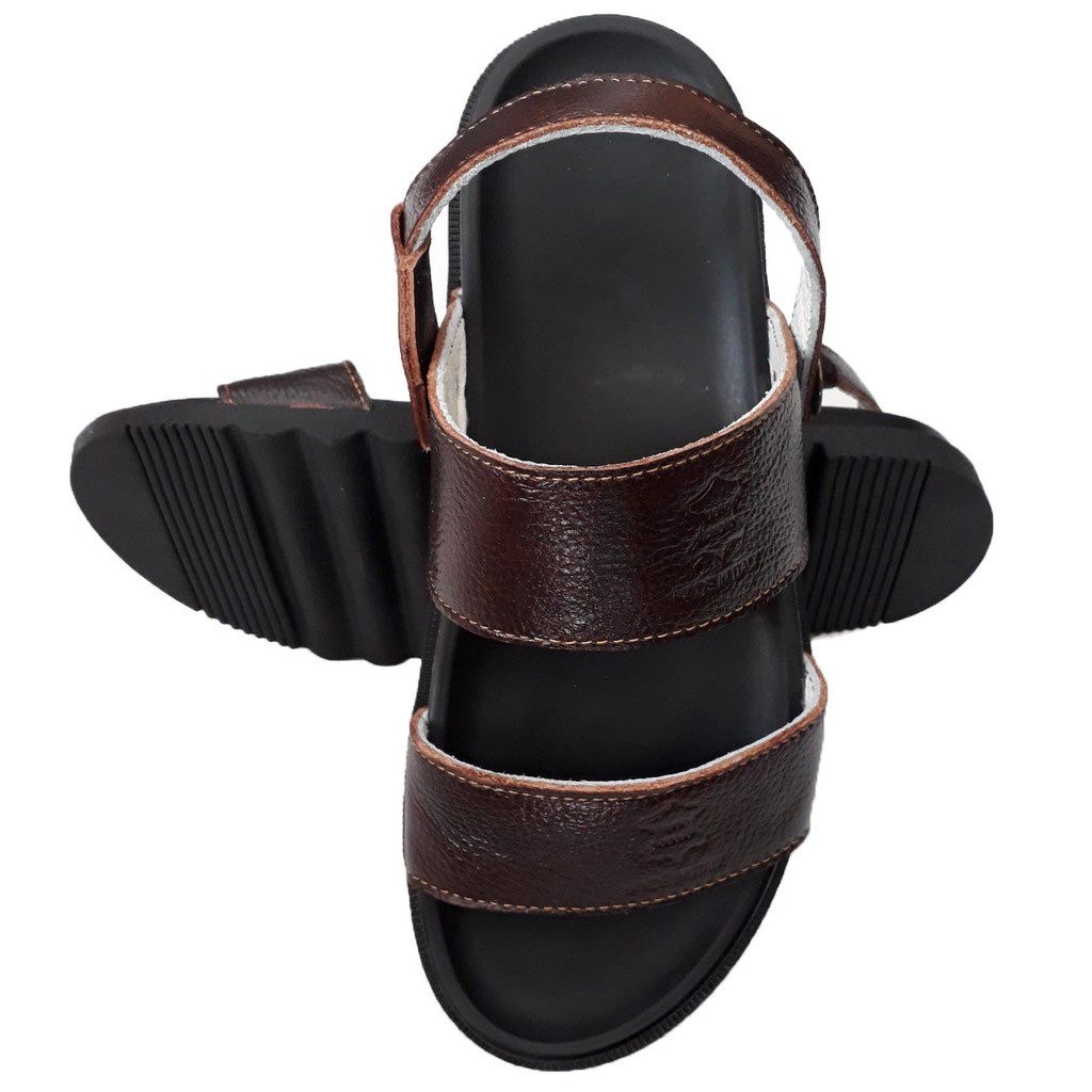 Giày Sandal Nam 💖𝐅𝐑𝐄𝐄𝐒𝐇𝐈𝐏💖 Da Bò Thật Cao Cấp HKT Shop Kiểu Dáng Thời Trang DNA860 Bảo Hành Một Năm -new221