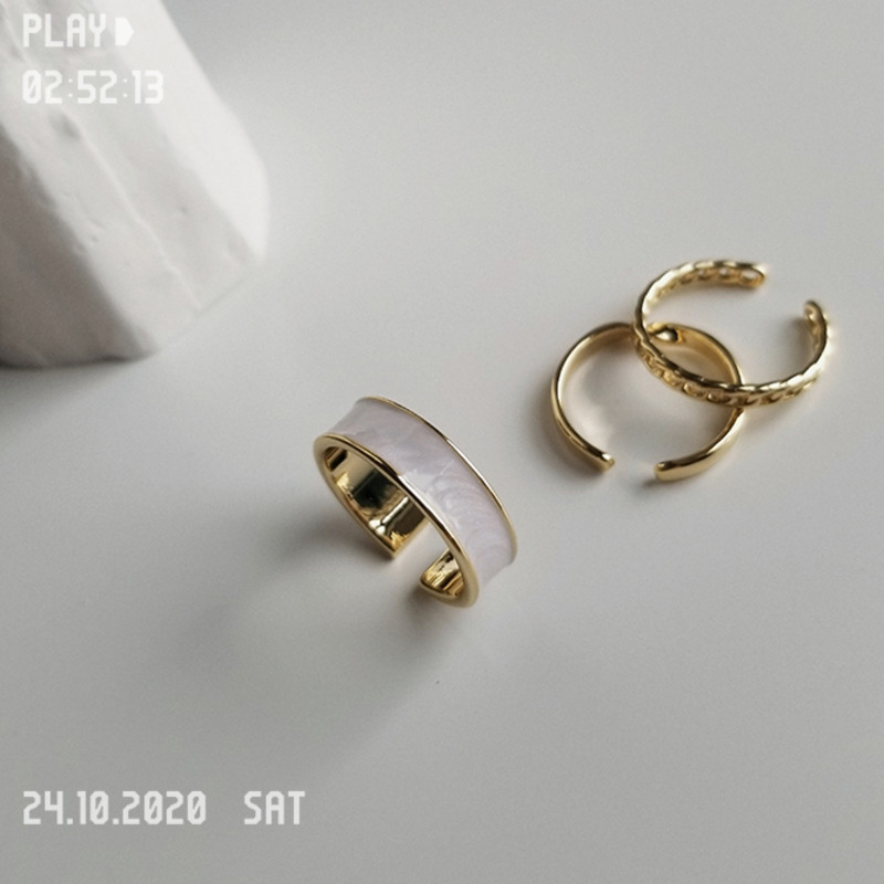 Set Nhẫn Ba Món Thời Trang Cá Tính Cho Nữ