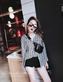 Áo sơ mi hoạ tiết