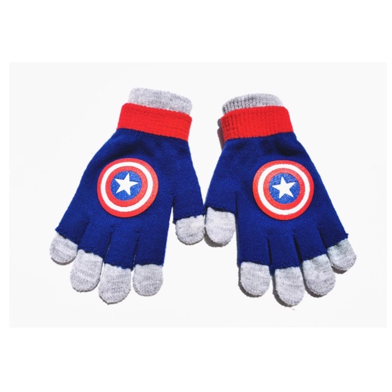 Găng tay len SIÊU NHÂN 2 in 1 cho bé