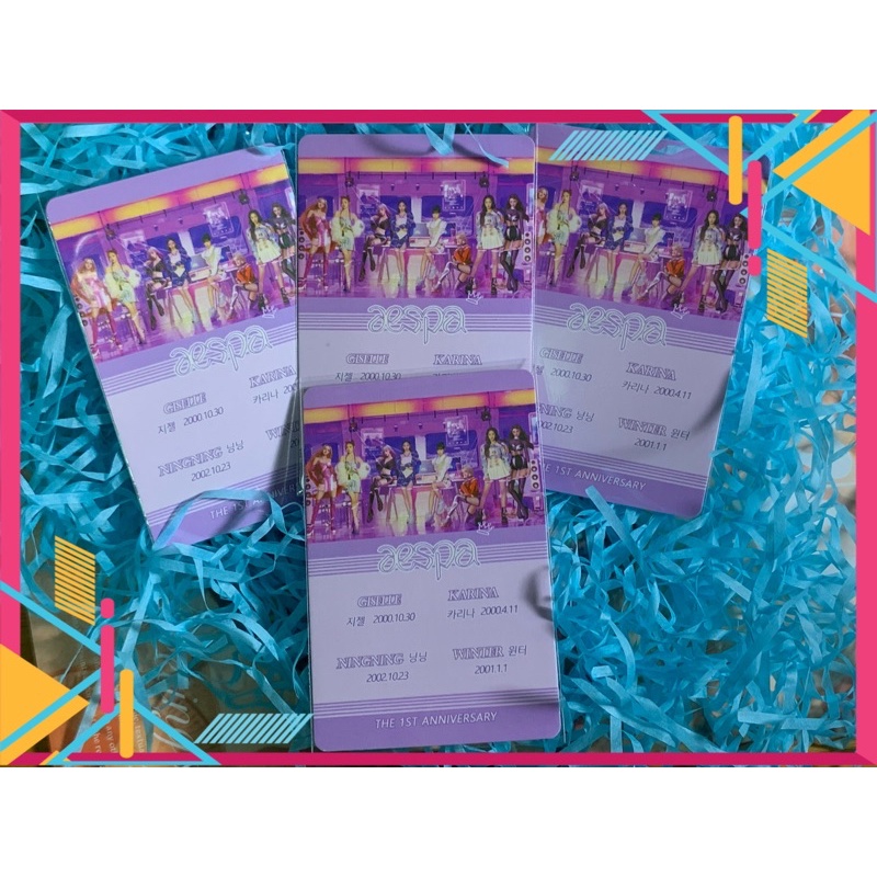 CARD BO GÓC aespa  LOMO