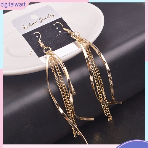 Bông tai dáng dài thời trang sang trọng cho nữ