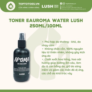 Toner Lush Eauroma Water dưỡng ẩm sâu, làm mềm, dịu da