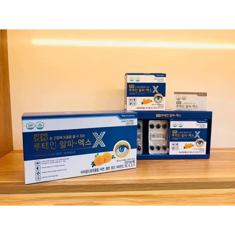 [ Hàng Chuẩn ] Viên Uống Bổ Mắt Kwangdong Hàn Quốc, Hộp 120 Viên, Giúp Đôi Mắt Luôn Khỏe Mạnh Và Sáng Tinh Anh