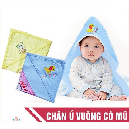 Chăn choàng chăn ủ có mũ dành cho bé Sơ Sinh 𝐊𝟑𝟗