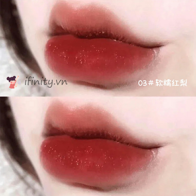 DAIMANPU Son Lì Lip Glaze Môi Bùn Son Môi Bóng Mờ Mờ Nhung Chống Thấm | BigBuy360 - bigbuy360.vn