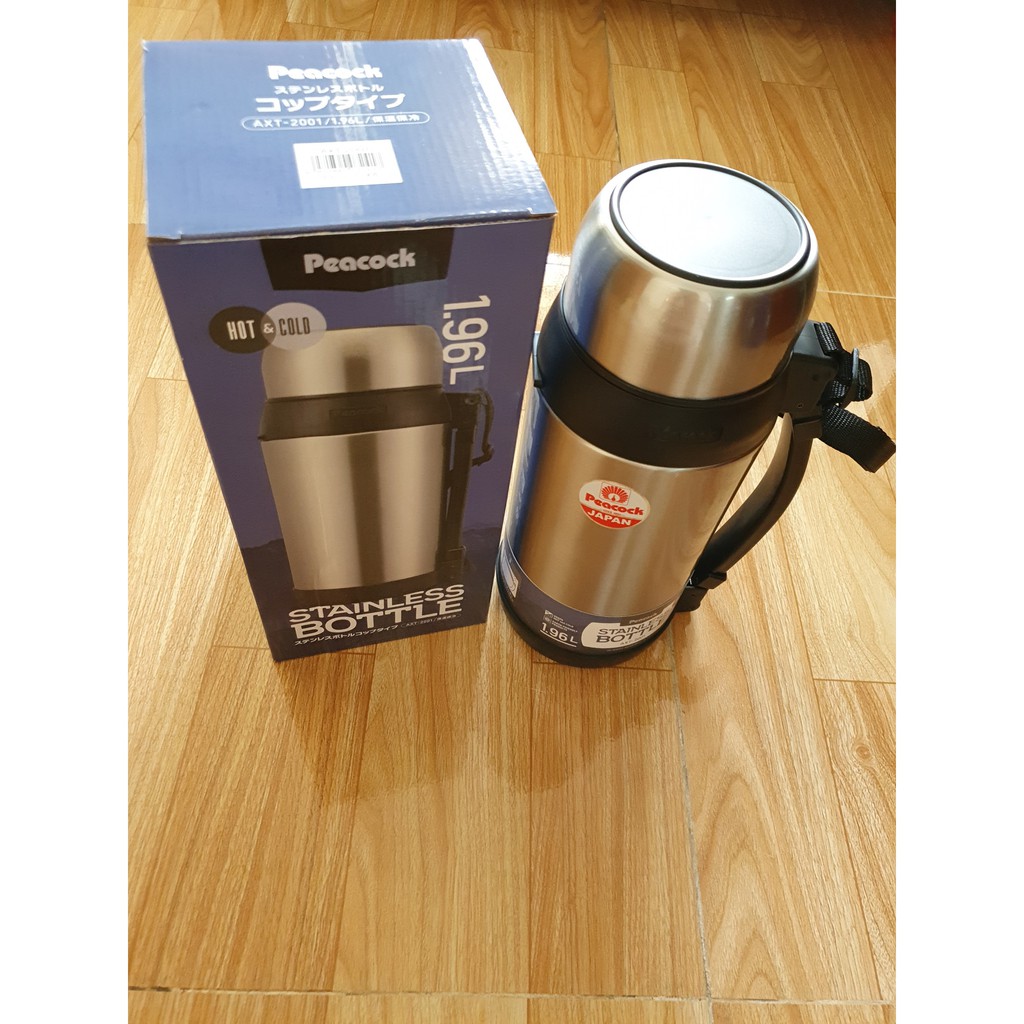 Bình Giữ Nhiệt Nhật 1.96 lít - PEACOCK AXT 2001