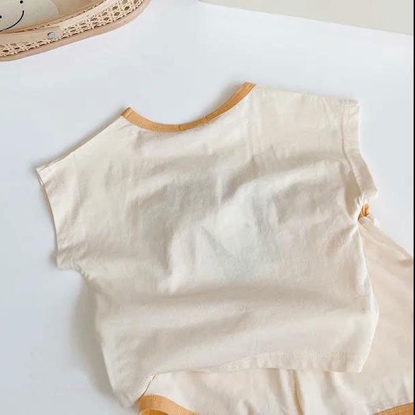 (MớI) Bộ ÁO Thun SáT NáCh + QuầN NgắN MùA Hè Cho Bé
