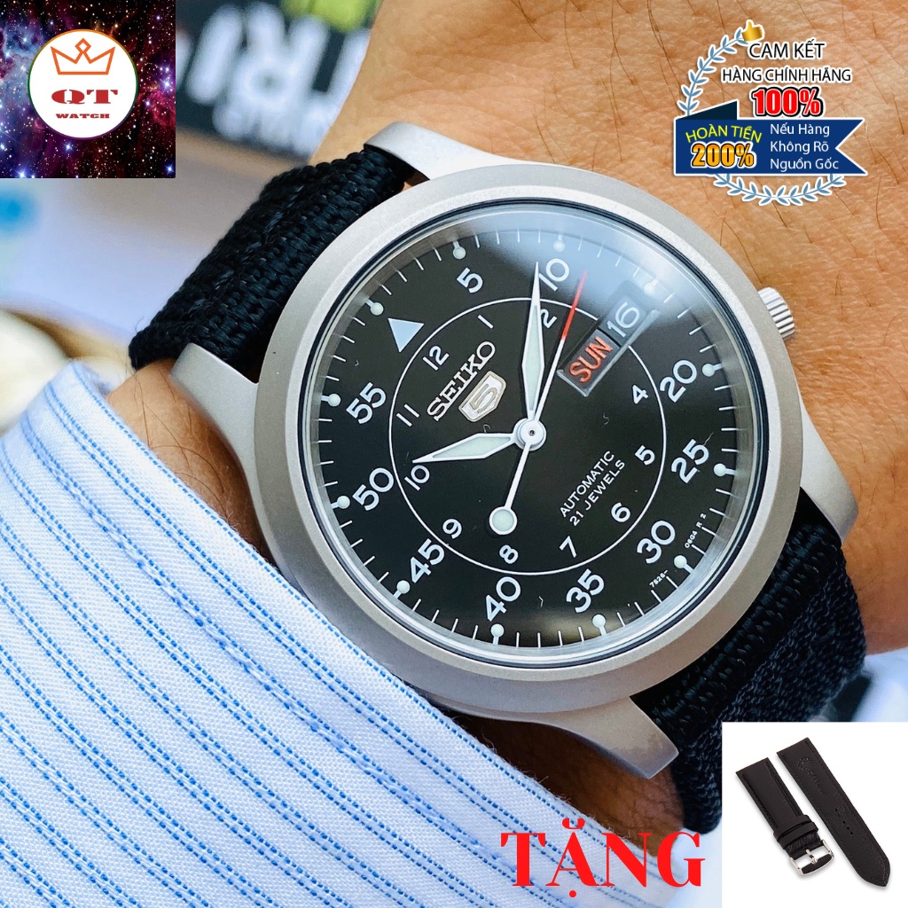 Đồng Hồ Nam SEIKO 5 Sports SNK809K2 Chính Hãng Tặng Dây Da Cao Cấp