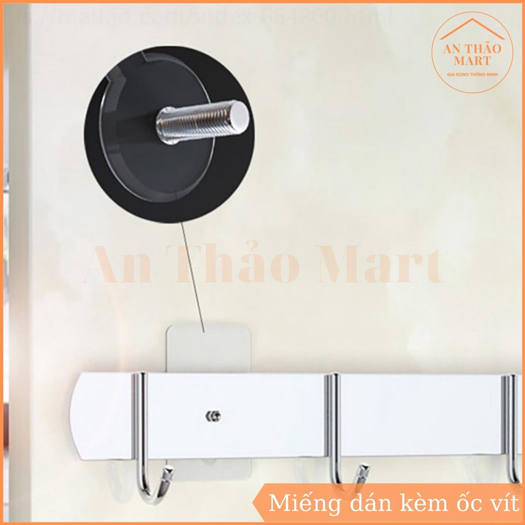Miếng Dán Tường Kèm Ốc Vít Để Treo Đồ, Gắn Giá, Kệ Nhà Tắm