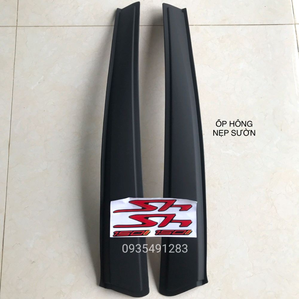 Nẹp Sườn, Ốp Hông Sh 2012-2016 Đen Nhám
