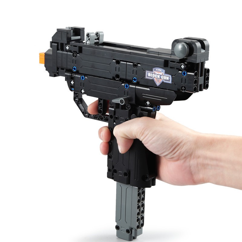 Bộ Lắp Ráp Kiểu Lego Mô Hình Súng Mini Gun Uzi PUBG 359 Mảnh Ghép