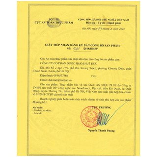 AN NIỆU PLUS khỏe thận hết lo tiểu đêm