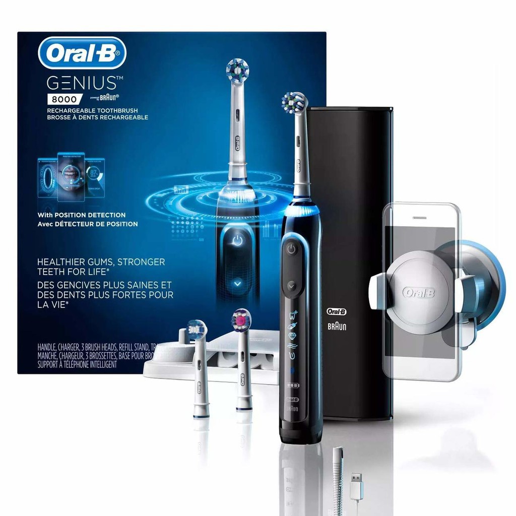 [Hàng Đức] Máy đánh răng Braun Oral-B Genius Pro Smart Series X 10000 9000 8000 7000 6000 5000 3000 2000 1000