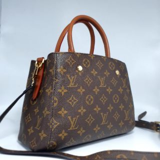 Túi xách lv da thật si Nhật size 27cm