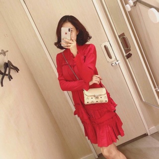 Đầm đỏ hm aut sale