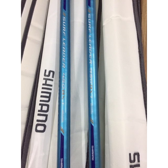 Cần lục xa bờ Shimano surf leader xoắn gân toàn thân có định vị khoen hàng chất lượng 78