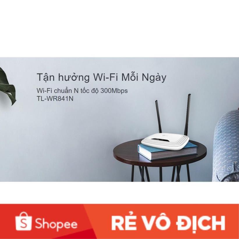 [Chính Hãng] Bộ phát wifi 2 râu TP-Link 841 Chuẩn N Tốc Độ 300Mbps