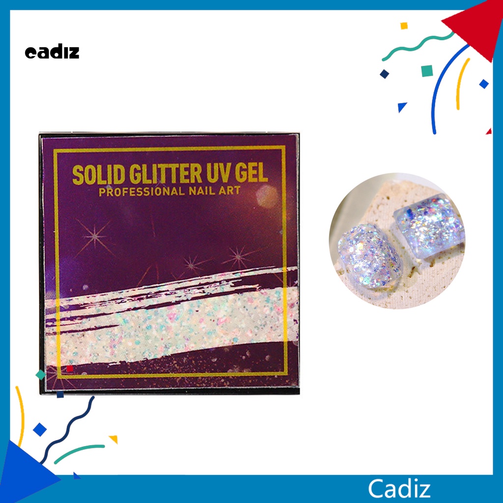 [Hàng mới về] Gel sơn móng tay lấp lánh nhiều màu dùng để trang trí móng nghệ thuật