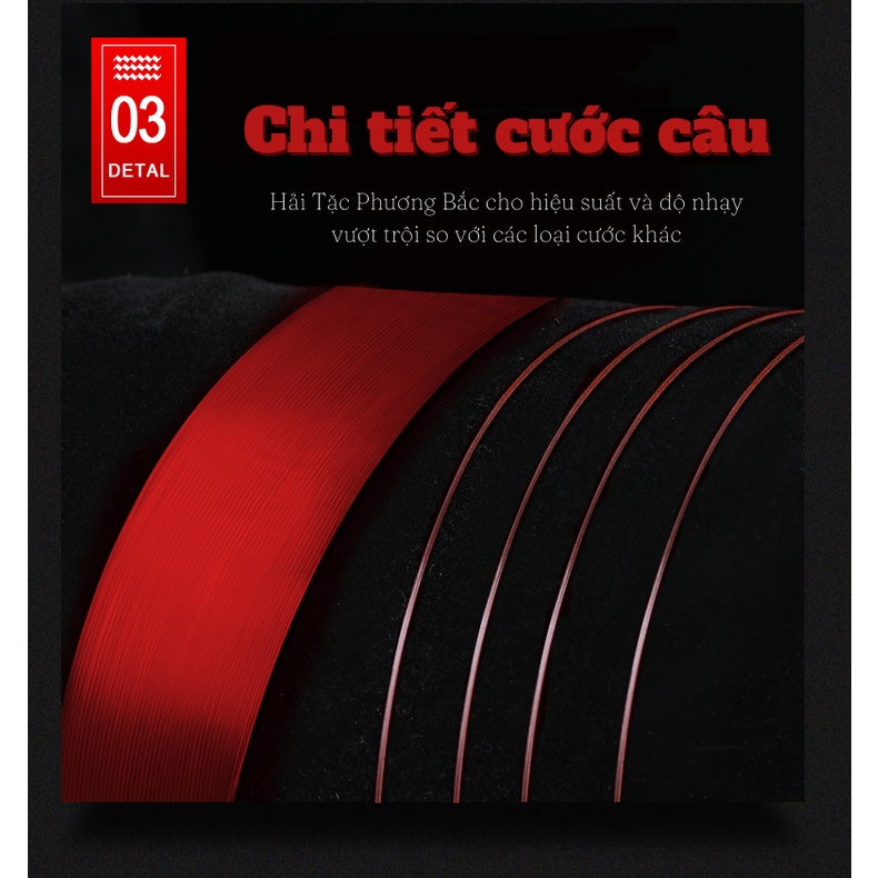 Cước Câu chuyên làm Trục , Thẻo cao cấp Hải Tặc Phương Bắc 50m đủ màu , đủ size , sản xuất theo công nghệ NANODIS300