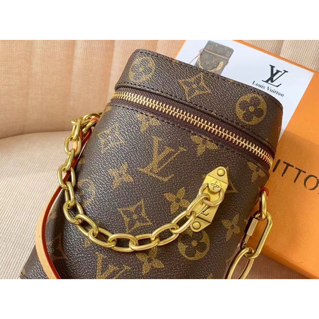 Louis Vuitton Túi Da Đựng Mỹ Phẩm Chống Trượt Có Dây Đeo Tiện Dụng