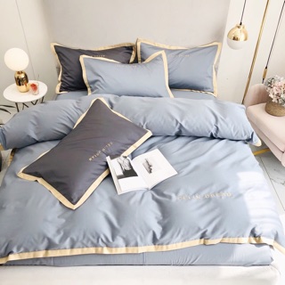 Set chăn ga gối Lụa pháp Celin dream cao cấp, set 4 món.