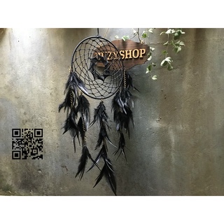 Dreamcatcher- vòng đuổi bắt giấc mơ loại lớn - đen