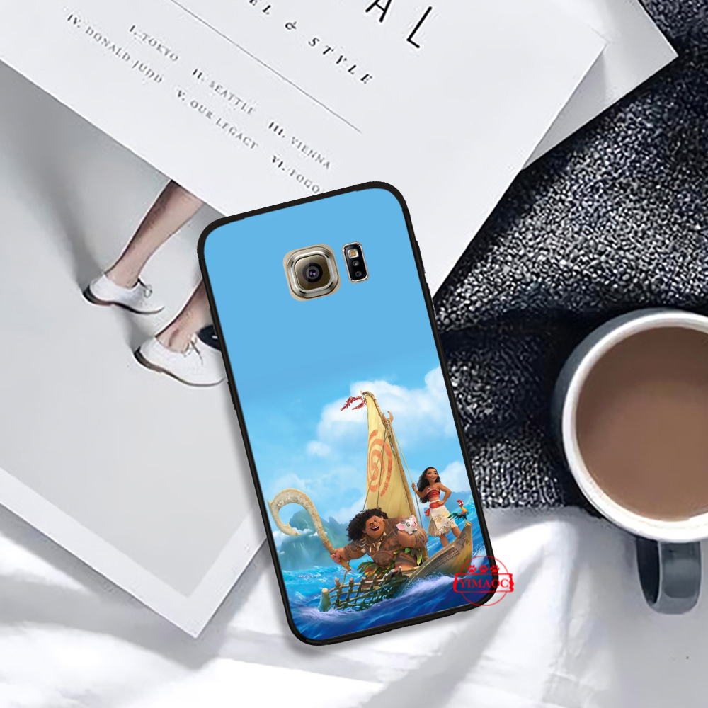 Ốp điện thoại mềm in họa tiết hoạt hình moana disney 78LM cho Samsung S7 Edge S8 S9 S10 Plus Plus S10E