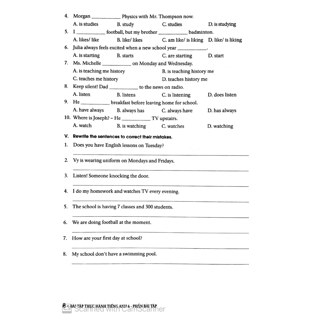 Sách - Bài Tập Thực Hành Tiếng Anh 6 Theo Chương Trình Mới Của Bộ Giáo Dục Và Đào Tạo