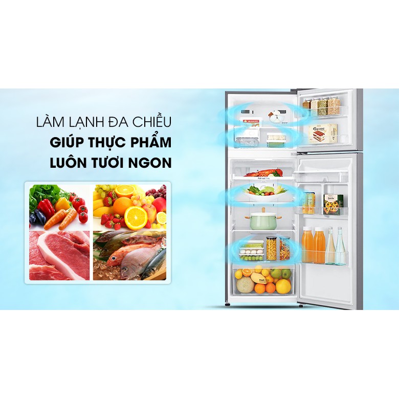 Tủ lạnh LG Inverter 255 lít GN-D255PS (Miễn phí giao tại HCM-ngoài tỉnh liên hệ shop)