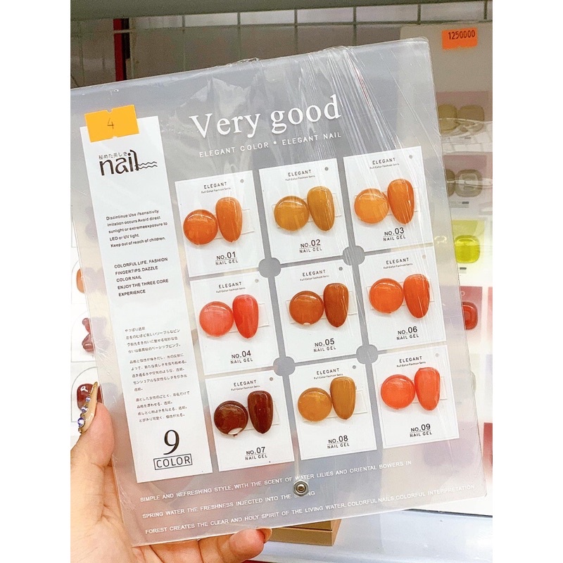 Set sơn thạch 9 màu siêu phẩm mới HOT