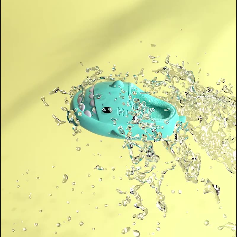 Tikp Dép Đi Trong Nhà Tắm Thiết Kế Hình Cá Mập Dễ Thương 6 Màu Size 36-45 Cho Nữ