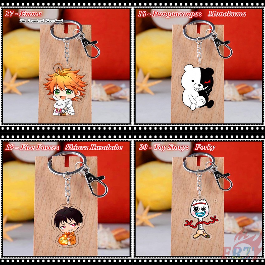❀ Animation Comics Games - Cartoon Character Cosplay Acrylic Móc khóa ❀ 1Pc Fashion Keyrings Pendant Gifts Keychains（16 Styles）