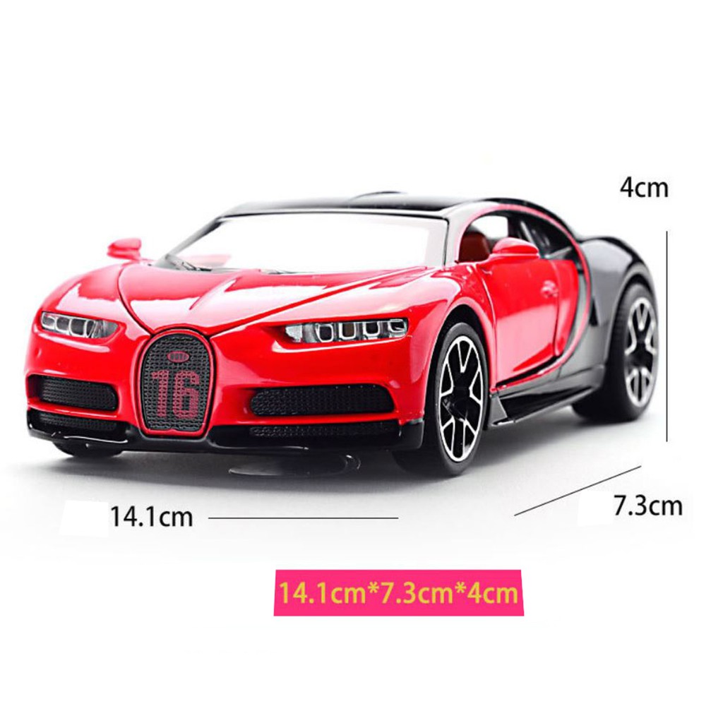 Xe ô tô mô hình kim loại Bugatti tỷ lệ 1:32