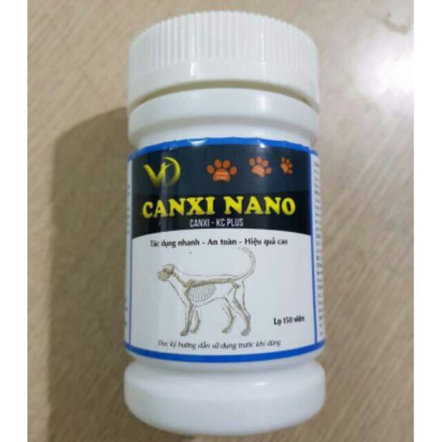 Canxi Nano cho chó mèo (1v)