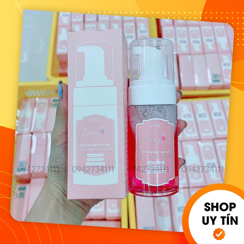 [Chính Hãng] Combo Kem Face Bông ONAYA + Sữa Rửa Mặt Tạo Bọt ONAYA