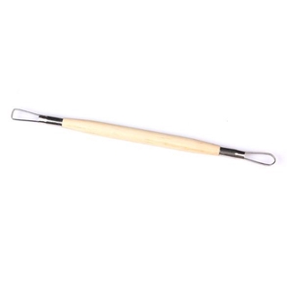 6 Dụng cụ điêu khắc đất sét cán gỗ 8 inch