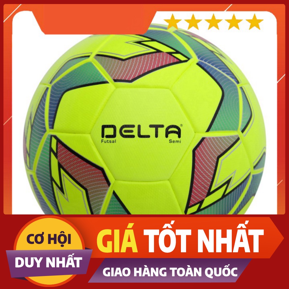 [SẢN PHẨM BÁN CHẠY] Bóng Dán Delta Futsal Semi 3658-4D - Số 4 Tặng Kèm Kim Bơm Bóng Và Lưới Bóng