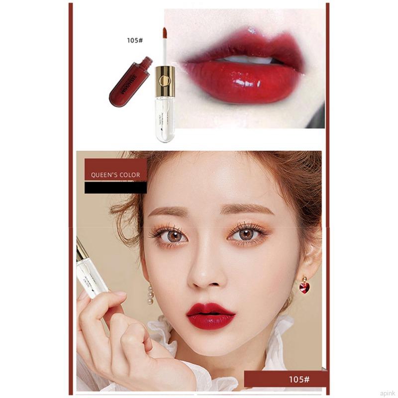 Son kem hai đầu Minshzee dưỡng ẩm lâu trôi chống thấm nước và không dính thành cốc | BigBuy360 - bigbuy360.vn