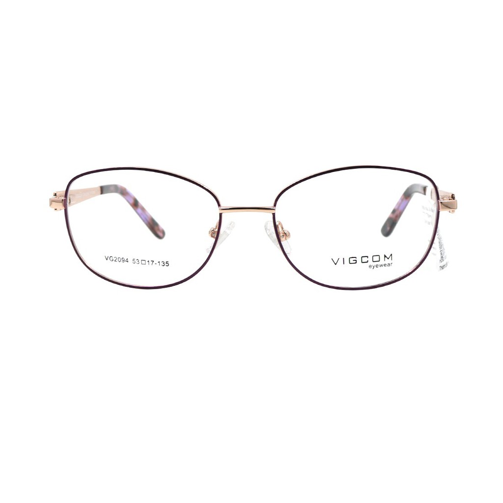 Gọng kính nam nữ thời trang Vigcom VG2094 chính hãng, thiết kế dễ đeo bảo vệ mắt