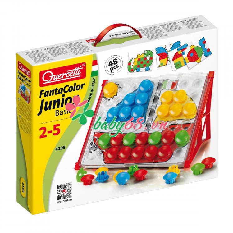 QT4195 Đồ chơi Xếp nút nhựa theo hình Quercetti