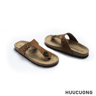 Dép kẹp ngón da bò đế trấu