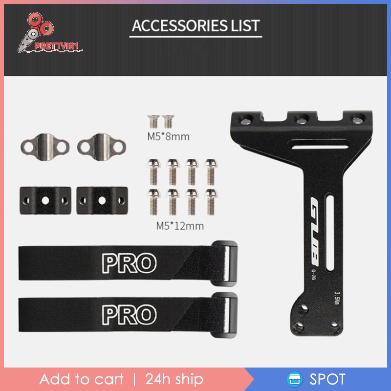 Giá Đôi Gắn Bình Nước Xe Đạp Prettyia1