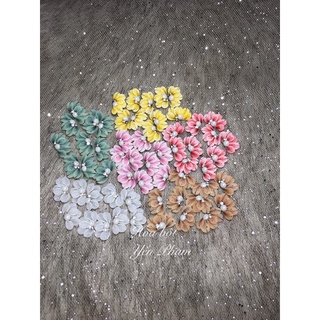 [Hoa bột nail] Hoa cúc ruby vẽ, hoa bột Mỹ 100% (giá 1 bông)