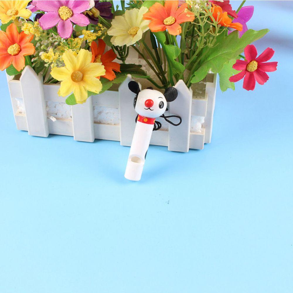 Bộ 5 Còi Gỗ PATRICIA Nhiều Màu Sắc Kèm Dây Thừng Hình Động Vật Dễ Thương Trang Trí Tiệc Sinh Nhật Cho Bé