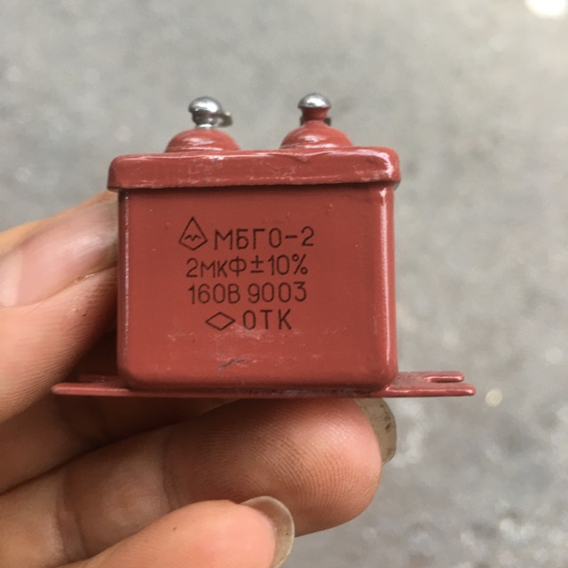 5 cái tụ 2M 160V Nga
